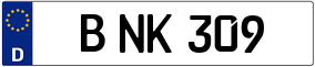 Truck License Plate